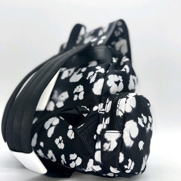 Like New!! Ted Baker Black and White Floral Backpack - Picture 3 of 15